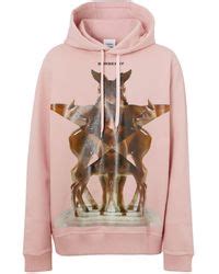 pink burberry hoodie